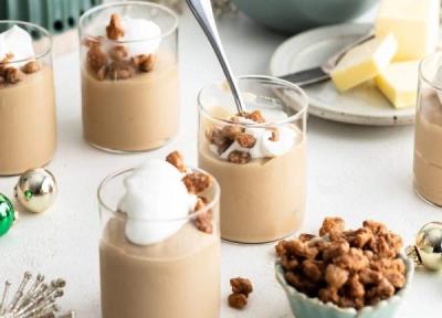 طرز تهیه پودینگ باتر اسکاچ طرز تهیه پودینگ باتر اسکاچ